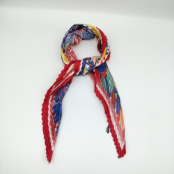 Women's Ruffled Red Square