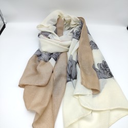 Brown Butterfly Bird Scarf